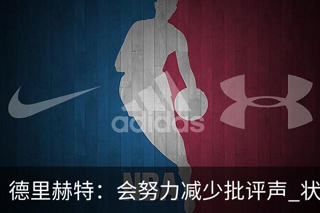 德里赫特：会努力减少批评声 状态还没达到100%
